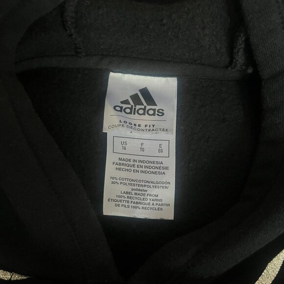 Girls Adidas Hooded Sweatshirt (Youth XL) - Picture 4 of 4
